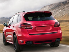 Auspuffblenden Satz Schwarz 4 Stücke für Porsche Cayenne S GTS Turbo S 958 V8 2015-2017