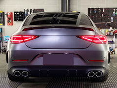 Schwarz Glanz Spoiler Heckspoiler Heckflügel für Mercedes Benz CLS C257 Limo seit 2018 2019 2020 2021 sp94