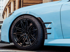 NEU Vorne Lufteinlässe Lufthutze Bodykit Aero Flaps Echt Carbon Passend für M2 G87 ab 2023