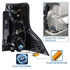 LED Rückleuchten Rücklicht Heckleuchten für Toyota Land Cruiser Prado 2010-2016