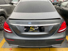 Spoiler Heckspoiler Heckflügel Schwarz Glanz für Mercedes E-Klasse W213 AMG Line 2016-2019 sp5