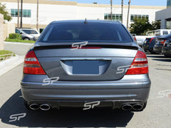 Spoiler Heckspoiler Spoilerlippe Schwarz Glanz für Mercedes Benz E-Klasse W211 Limo 2002-2009 sp91
