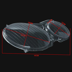 Paar Scheinwerferglas Scheinwerfer Linse für Mercedes Benz E-Klasse W211 2002-09