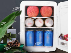 Minikühlschrank Tragbar Schrankbox 2 In 1 Kühl- und Warmhalten 10L für Auto Büro Camping Outdoor