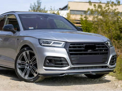 Schwarz Frontgrill Kühlergrill für Audi Q5 FY S Line SQ5 2017-2020 mit PDC
