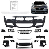 NUE Front Stoßstange Passend für 3er F30 F80 Limousine F31 Touring 2011-2019 mit ABE
