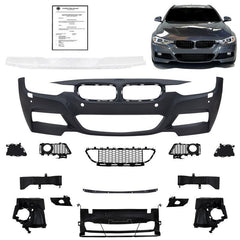 NUE Front Stoßstange Passend für 3er F30 F80 Limousine F31 Touring 2011-2019 mit ABE