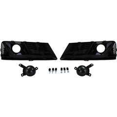 Lüftungsgitter Nebelscheinwerfer Schwarz für Audi A4 B9 2015-2019 NON S-Line