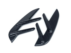 NEU 100% Carbon Front Stoßstange Fender Flosse Aero Flaps Passend für G82 G83 M4 ab 2021