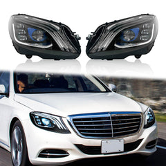 Sport Scheinwerfer Paar für Mercedes Benz C-Klasse W205 S205 Frontscheinwerfer 2014-2018