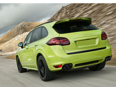 Auspuffblenden Satz Schwarz 4 Stücke für Porsche Cayenne S GTS Turbo S 958 V8 2015-2017