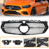 NEU Diamant Grill Kühlergrill Frontgrill Schwarz für Mercedes Benz B Klasse W247 2019-2023