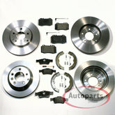 NEU 312mm + 300mm Bremsen Set vorne hinten für Mercedes E Klasse W211 S211 2002-2009