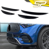 NEU Front Stoßstange Aero Flaps Flics Flossen Canards für Mercerdes GLC X254 AMG Line 2022+