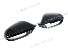 Spiegelkappen Außenspiegelkappen Schwarz für AUDI A6 C7 4G S6 RS6 Allroad Avant 2011-2019