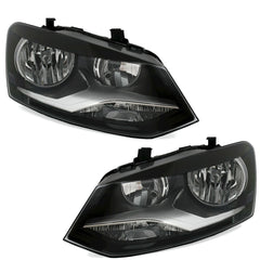 NEU Halogen Scheinwerfer für VW Polo 6R Highline Comfortline 2009-2014 H7 mit E-Prüfzeichen