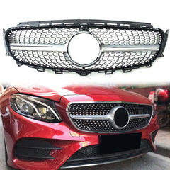 Kühlergrill Frontgrill Diamant Silber für Mercedes E-Klasse W213 S213 A238 C238 VFL 2016-2020 pz130