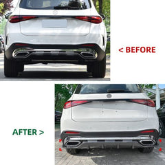 NEU Heck Diffusor Heckansatz für Mercedes Benz GLC X254 AMG Line GLC260 GLC300 AMG 2022+