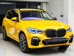 Doppelsteg Schwarz LED Grill Kühlergrill Nieren für BMW X5 G05 2018-2023