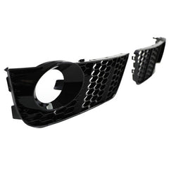 Nebelscheinwerfer Blenden Waben Gitter Stoßstange Glanz für Audi A5 8T 2007-2011 NON S-Line