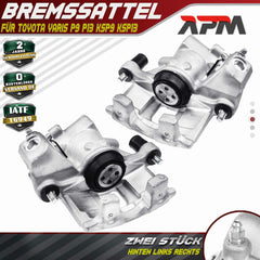 2x Bremssattel Bremszange Hinten Links Rechts für Toyota Yaris P9 P13 KSP9 KSP13