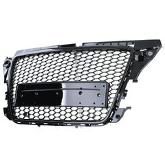Wabengrill Kühlergrill Front Grill Schwarz Glanz für Audi A3 8P 2008-2013