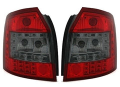 LED Rückleuchten Set in Rot Smoke für Audi A4 Avant 8E B6 Kombi Heckleuchten