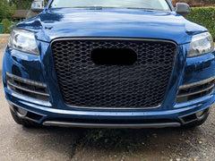 Schwarz Wabengrill Kühlergrill Front Grill für Audi Q7 4L SQ7 S Line 2007-2015 fg203
