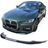 Front Spoiler Stoßstange Spoilerlippe Schwarz Passend für 4er G22 G23 G26 420i 440i 2021+