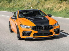 Frontgrill Kühlergrill Doppelsteg Grill Nieren Schwarz Glanz Passend für 8er G14 G15 G16 ab2018