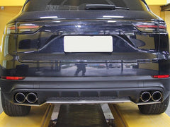 Auspuffblenden Endrohre Exhaust Chrom für Prosche Macan 1.0 2.0 2018-2024
