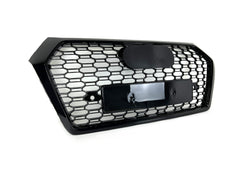 Kühlergrill Wabengrill Front Grill Schwarz Glanz für Audi Q5 FY 2017-2020