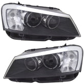 NEU Xenon Scheinwerfer Set Angel Eyes LWR Motor für X3 F25 2010-2014 D1S mit E-Prüfzeichen