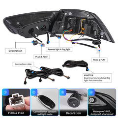 NEU LED Rückleuchten Rücklicht Dynamische RGB Stil für Mitsubishi Lancer EVO X 2008-2018