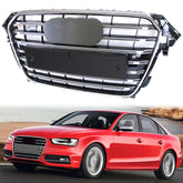 Frontgrill Kühlergrill Chrom für AUDI A4 B8 B8.5 Avant S Line S4 2011-2015 Facelift fg199