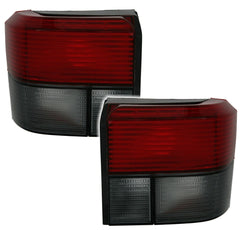 NEU Rückleuchten Heckleuchten Set Rot Schwarz für VW T4 Bus 1990-2003 mit E-Prüfzeichen