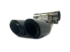 Sport Auspuff Auspuffblenden Endrohre Schwarz für Porsche 981 Cayman Boxster 2012 2013 2014 2015 2016 Benzin et185