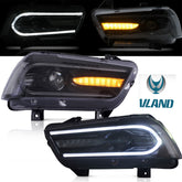 LED DRL Projektor Scheinwerfer für Dodge Charger 2011-2014 Halogen Model