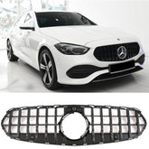 Kühlergrill Grill Glanz Schwarz / Chrom für Mercedes-Benz W206 S206 Avantgarde & Serienausstattung Bj. ab 2021