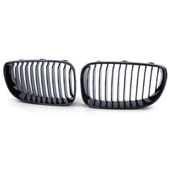 Sport Kühlergrill Nieren Grill Frontgrill Schwarz Passend für 1er E81 E82 E87 E88 2007-2012