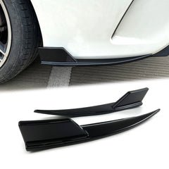 Heckansatz Aero Flaps Flics Flossen Schwarz für Mercedes CLA C117 13-19