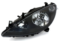 NEU Scheinwerfer Set Klarglas Schwarz mit Nebel für Peugeot 307 2000-2005 H1 H7 mit E-Prüfzeichen