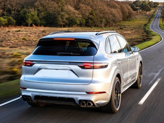 Auspuffblenden Endrohre Exhaust Chrom für Prosche Macan 1.0 2.0 2018-2024