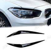 Scheinwerferblenden Böser Blick Schwarz Glanz für 1er F20 F21 LCI 2015-2019