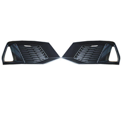 Lüftungsgitter Nebelscheinwerfer Blenden Gitter Schwarz für Audi A7 C8 S Line S7 18+