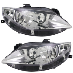 NEU Halogen Scheinwerfer für Seat Ibiza 4 6J 2008-2012 H7/H7 mit E-Prüfzeichen