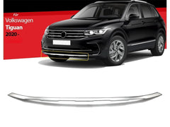 Stoßstangenleiste Vorn Abdeckung Edelstahl für VW Tiguan 2020-2024 Allspace Matt