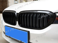 Kühlergrill Nieren Grille Grill Glanz Schwarz Passend für 5er G30 G31 2017-2020