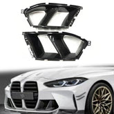 NEU 100% Carbon Vorne Lüftungsgitter Abdeckung Front Stoßstnage Gitter für G80 M3 G82 M4 2021+