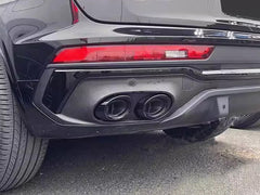 NEU Diffsuor Auspuffblende Endrohre Schwarz für Audi Q5 S Line SQ5 2021-2023